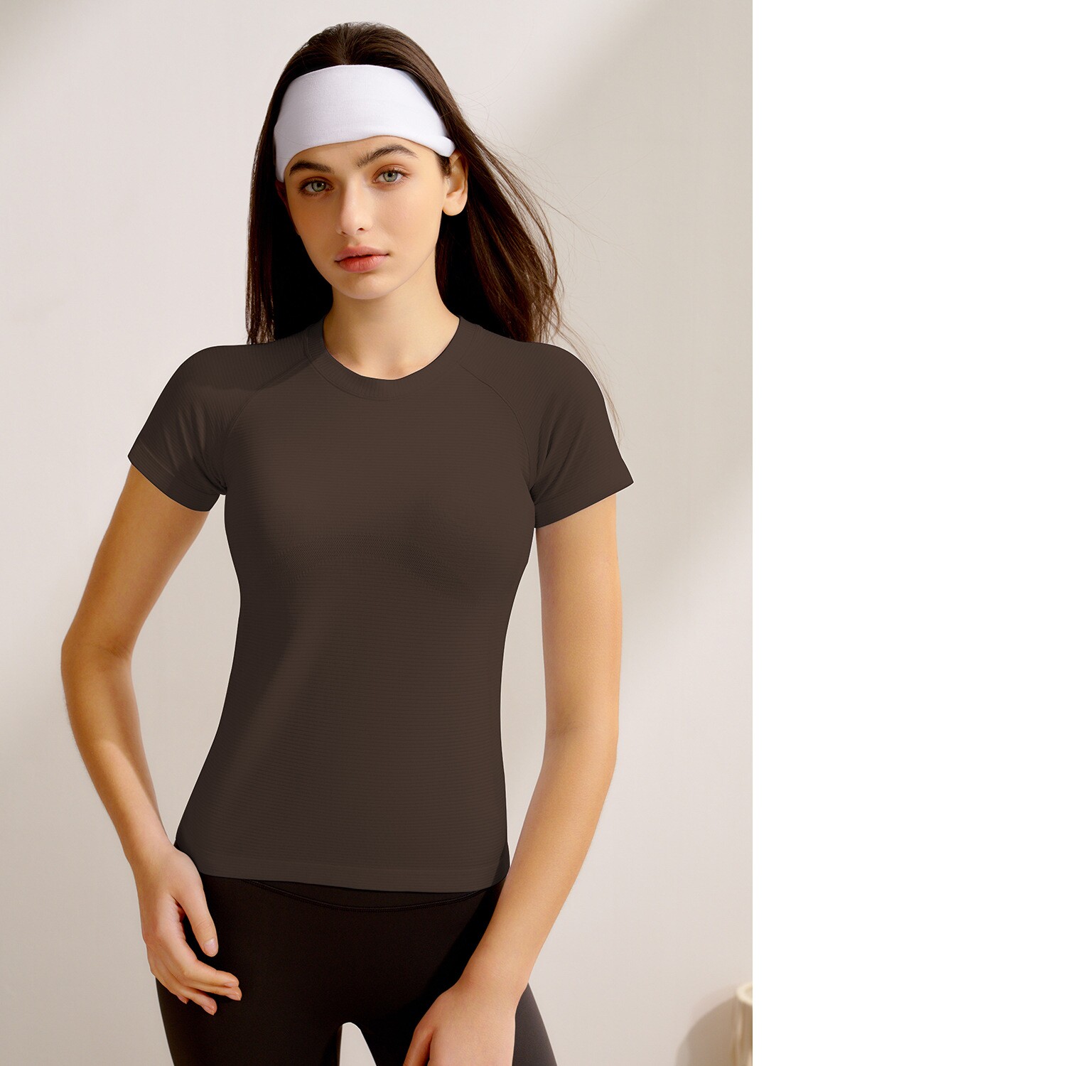 New Women’s Short-Sleeve Yoga Top, Professional Pilates Training, Quick-Dry Running & Fitness Yoga Apparel